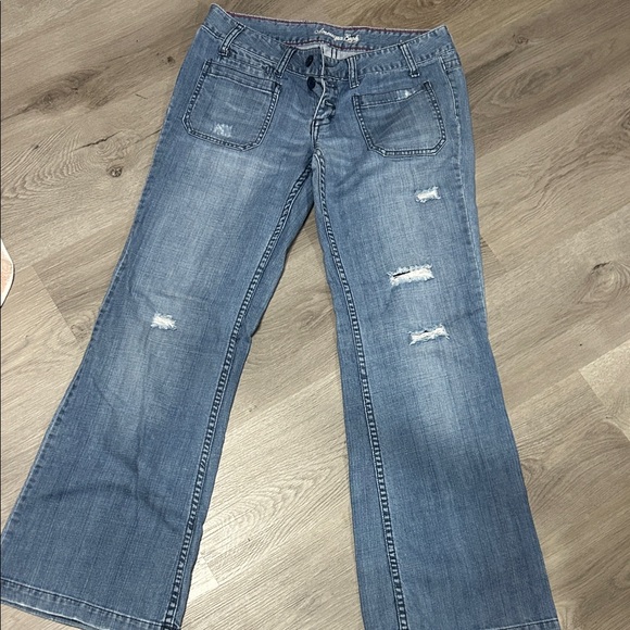 American Eagle Outfitters Denim - American Eagle Outfitters Blue Flare Jeans